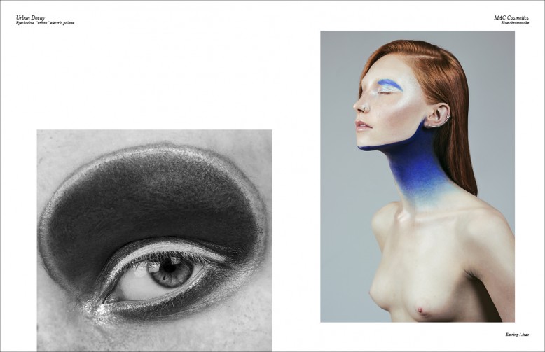 Left ￼￼Urban Decay   Eyeshadow “urban” electric palette MAC Cosmetics Blue chromacake