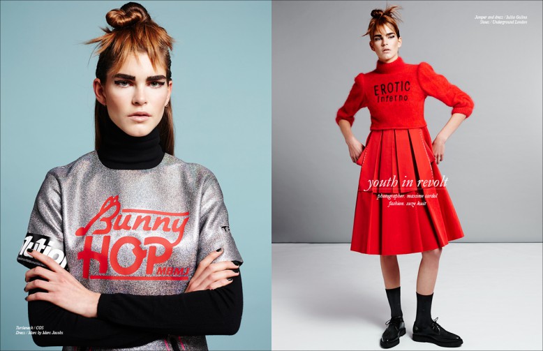 Left to Right/ Turtleneck / COS Dress / Marc by Marc Jacobs Opposite Jumper and dress / Iuliia Gulina Shoes / Underground London