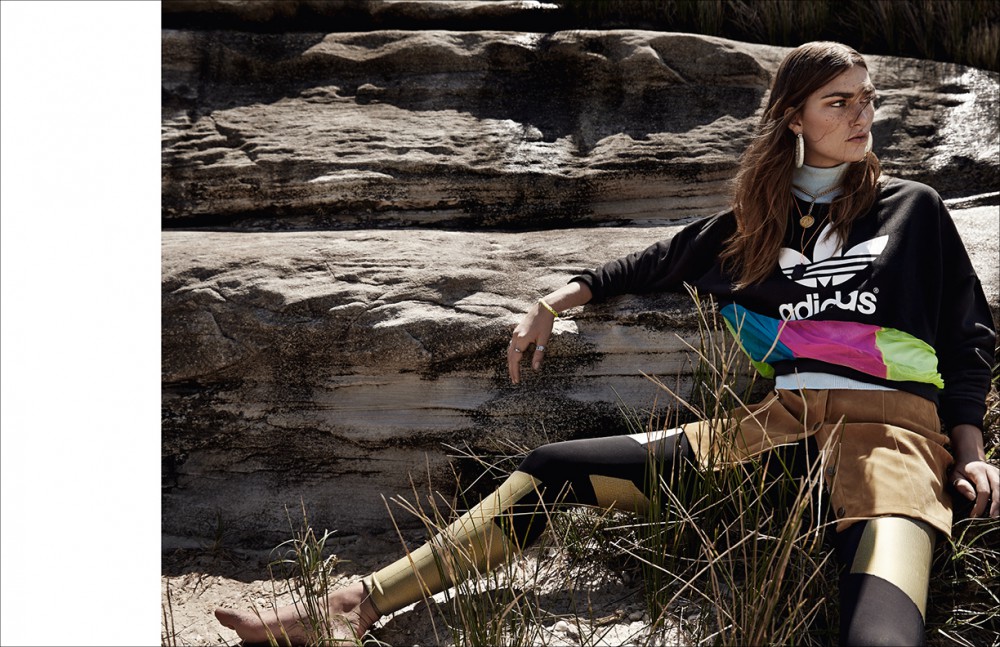 Top / Topshop Jacket / Georgia Alice Shorts / Alice Mcall Necklace / Holly Ryan