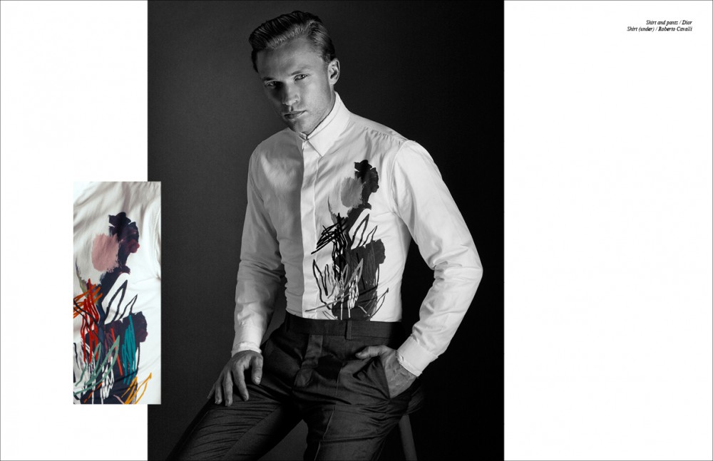 Shirt and pants / Dior Shirt (under) / Roberto Cavalli