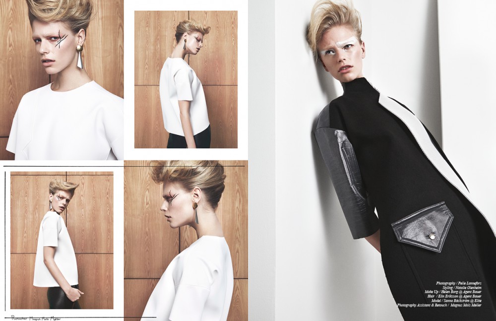 Top / Jonna Ru Trousers / Nina Jarebrink Opposite Coat / Jonna Ru