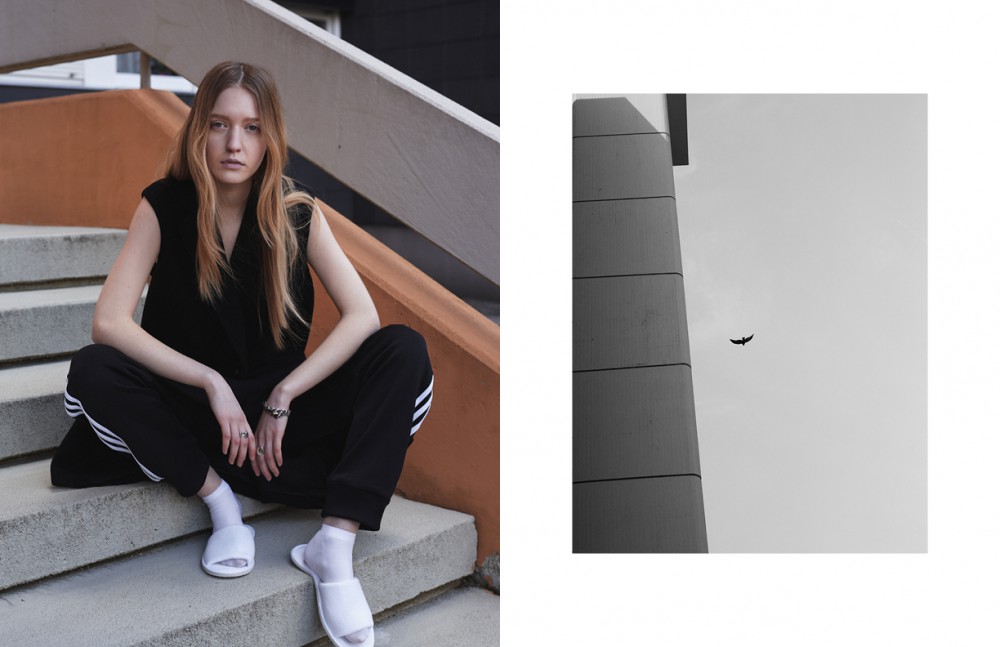 Sweatpants / Adidas Originals Vest / Dimitri Socks / American Apparel Jewellery / Werkstatt Muenchen