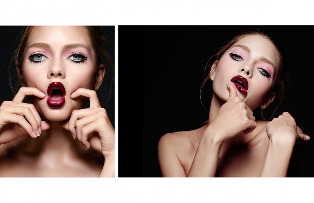 Nars Eye Paint Porto Venere Paint Liner Black Luminous Creme  Lipstick In Mulberry