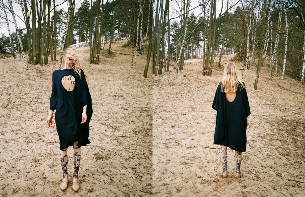 Dress / ‘Hole in one’ by Helicopter  Bodysuit / ‘Close to you’ by Helicopter