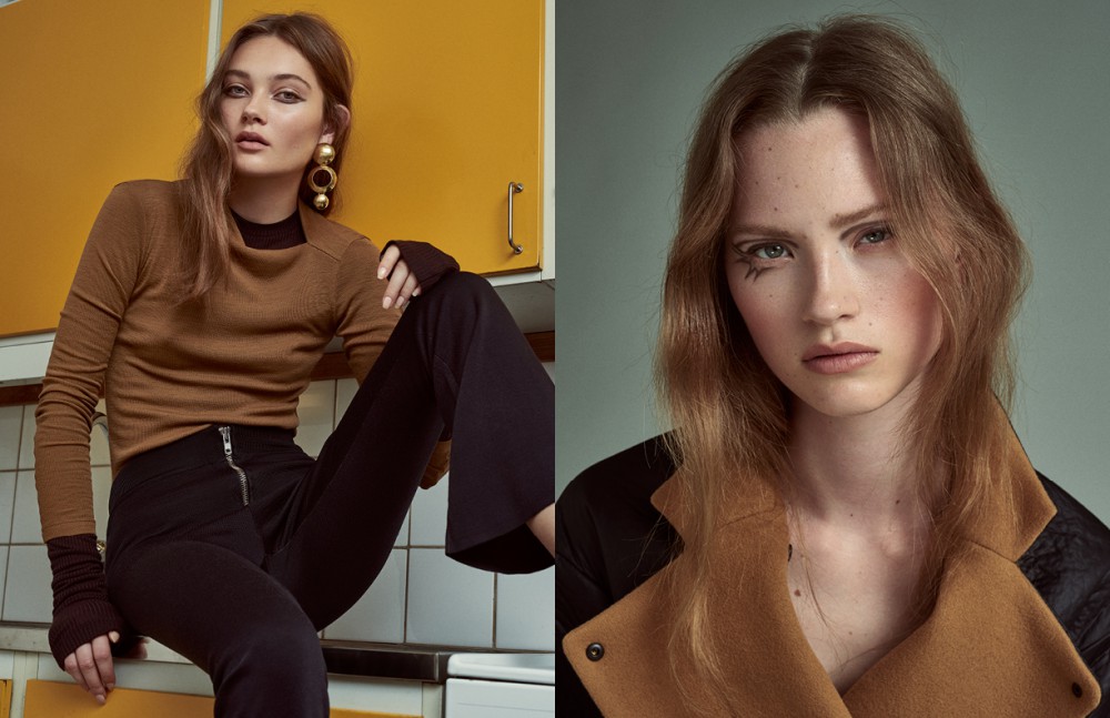 Ribbed Sweater / Weekday  Sweater / by Malene Birger Zip Trousers / Ganni Earrings / Charlotte Bonde Opposite Jacket / H&M
