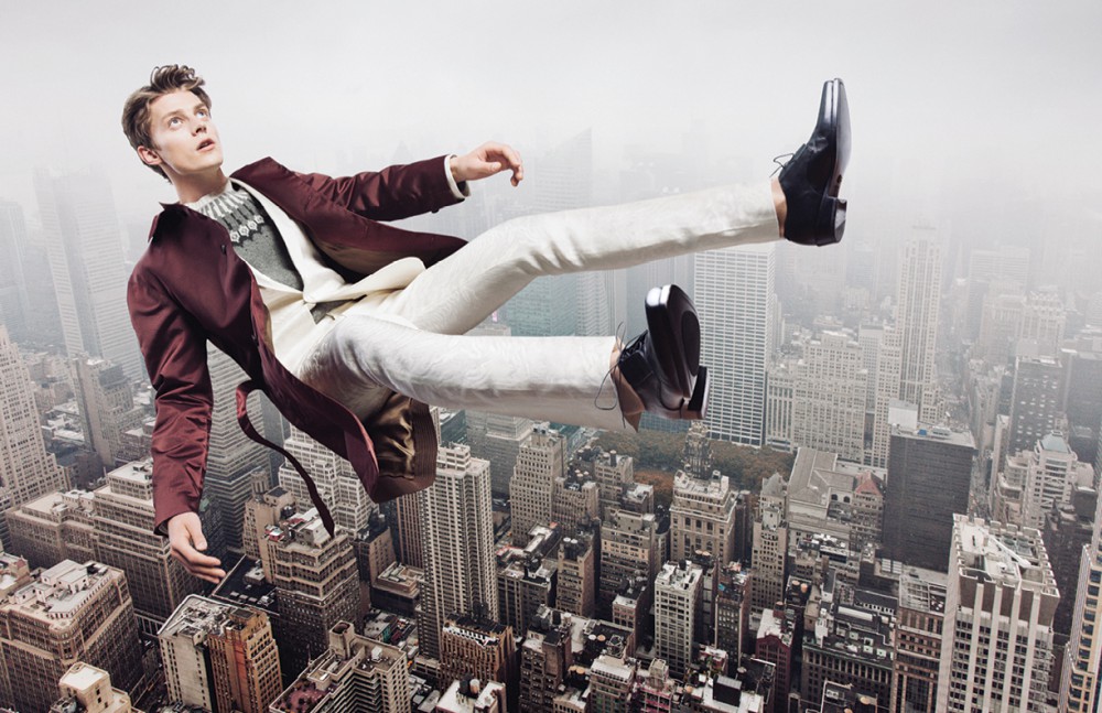 Coat / Marc Jacobs Suit & shoes / Roberto Cavalli Jumper / Ralph Lauren