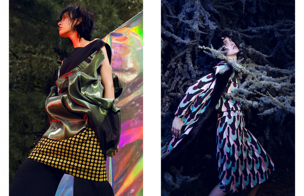 Jumpsuit / Calvin Klein Collection Dress / Alice Tamburini Dress underneath / Bottega Veneta Opposite Total look / Andrea Incontri