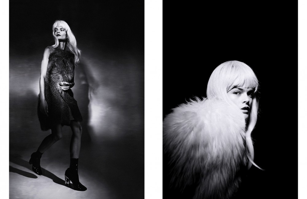 Dress & Shoes / Christian Dior Opposite Dress & Faux Fur / Pascal Millet
