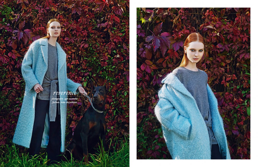 Coat / Scenarium Pullover & trousers / Sandro Earrings / Dior