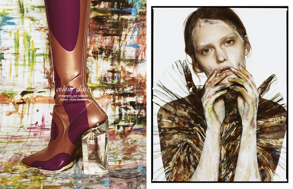 Boots / Christian Dior  Opposite  Top / Iris Van Herpen