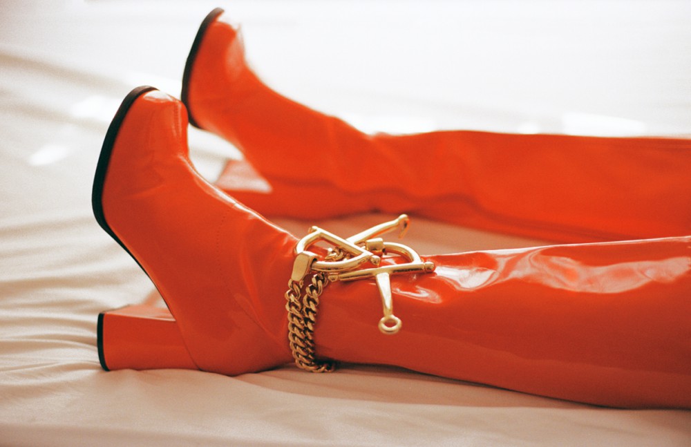 Boots / Vintage Leg Adornment / Dior