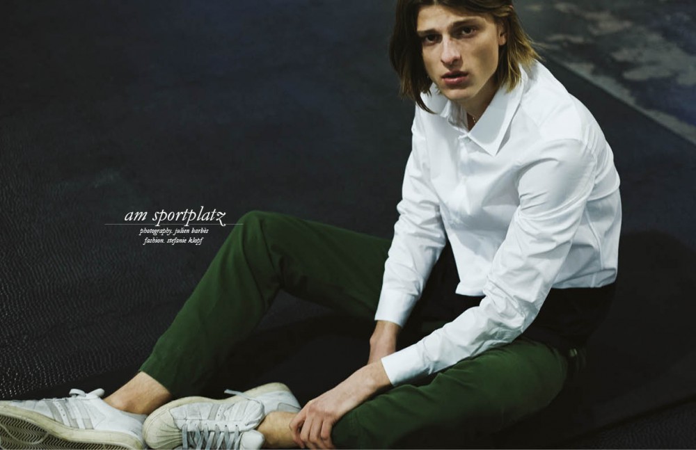 Shirt / Marni via Mr. Porter Trousers / Vintage Trainers / Adidas