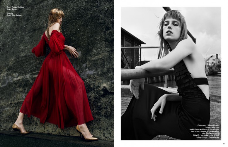 Dress / Dolce & Gabbana Shoes / Rochas Opposite Dress / John Galliano