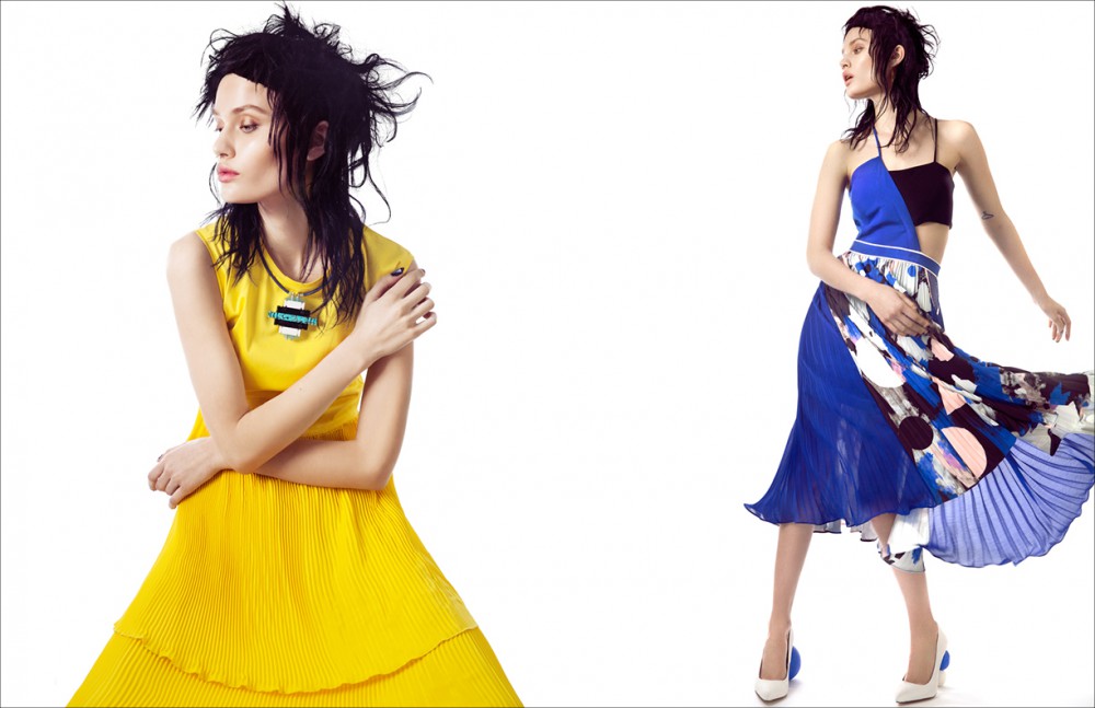 Dress / Timur Kim Necklace / Lily Kamper Opposite Dress / Three Floor Earrings / Lily Kamper Shoes / Timur Kim