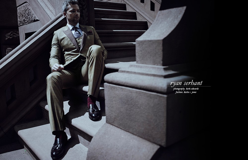 Suit / Duncan Quinn  Shirt & loafers / Suit Supply Tie / Dior  Pocket square & socks / Hermès
