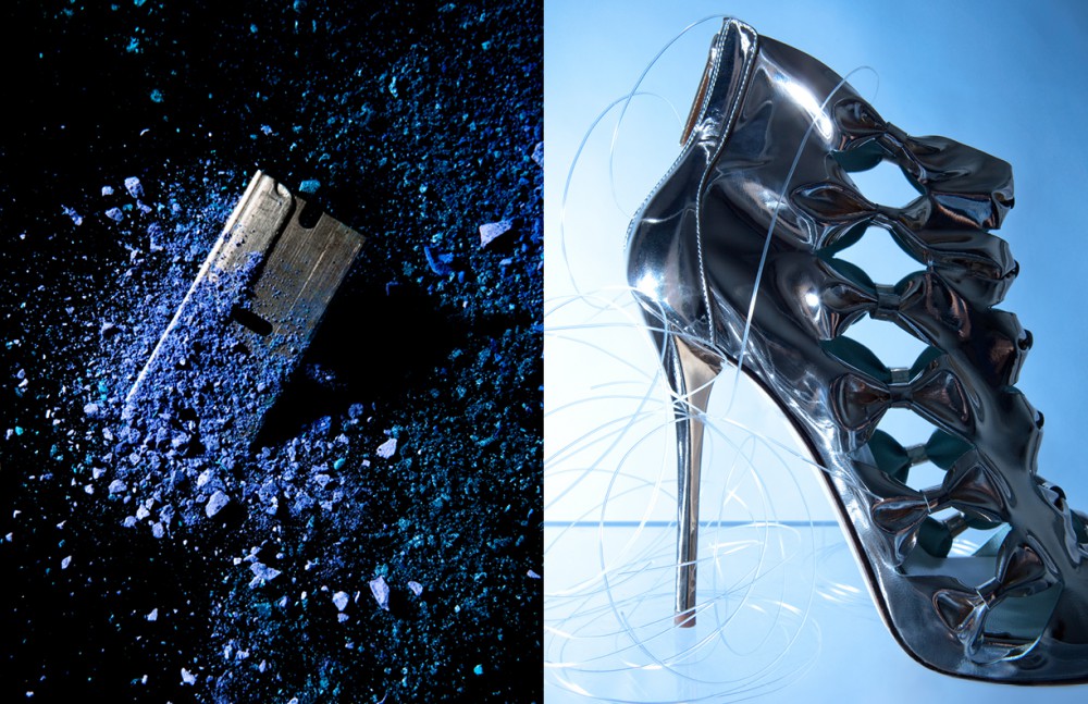 MAC / Atlantic blue Opposite  Shoe / Oscar DeLa Renta