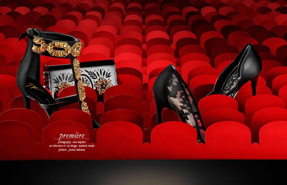 From left to right Shoe / Giuseppe Zanotti Design Bag / Dolce & Gabbana Shoe / Christian Louboutin Shoe / Oscar de la Renta