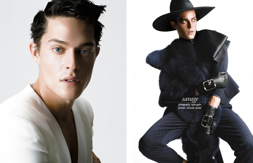 Jacket / Givenchy Opposite Suit / Jean-Paul Gaultier Fur / Salih Balta Hat / Saint Laurent Scarf / Ongun Ulker Gloves / Givenchy