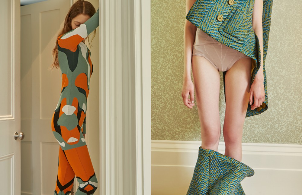 Bodysuit / Dior Opposite Gillet & Skirt / Prada Knickers / Stylist’s Own